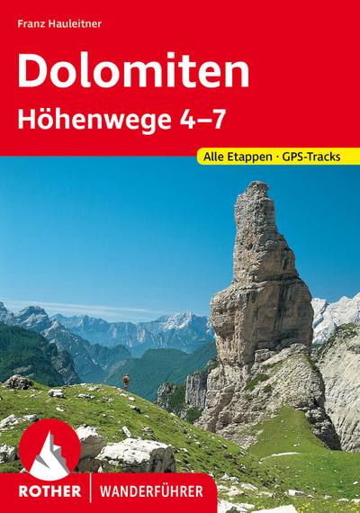 ROTHER Wanderführer Dolomiten Höhenwege 4-7