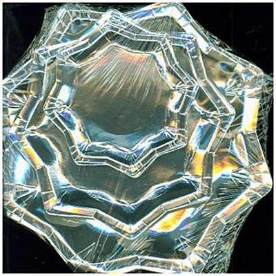 Plaetzchenteller Sterne Mix, Silber