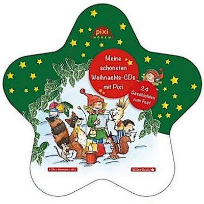 Pixi Hören: Meine schönsten Weihnachts-CDs mit Pixi: 24 Geschichten zum Fest : 5 CDs