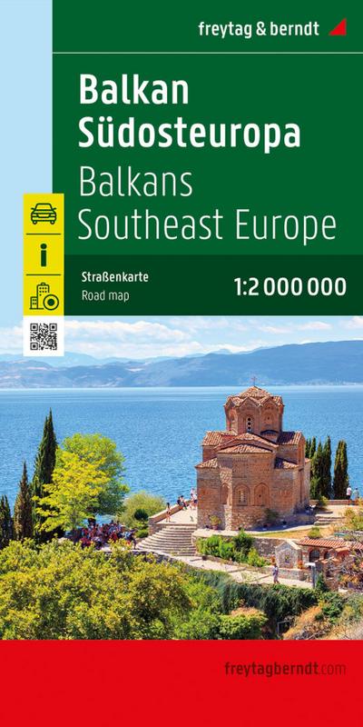 freytag & berndt Straßenkarte Balkan - Südosteuropa 1:2 Mio.
