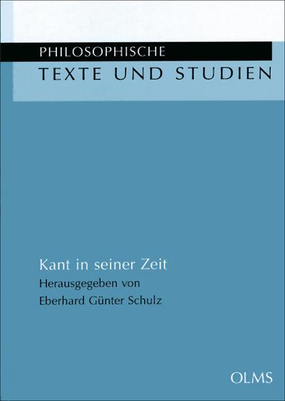 Kant in seiner Zeit