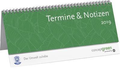 Concept green neutral grün Wochenquerplaner - Kalender 2019