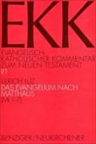Evangelisch-Kath. Kommentar zum NT / Matthäus 1