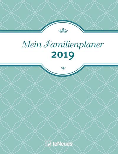 Familienplaner 2019 - Mein Familienplaner, Buchkalender A5,1 Woche auf 2 Seiten  -  17,5 x 23,1 cm