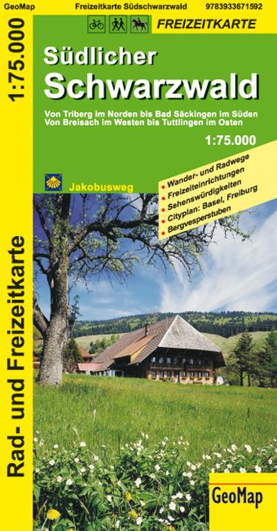 GeoMap Karten, Naturpark Südschwarzwald