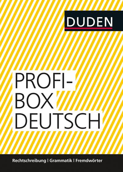 Duden Profibox Deutsch: Rechtschreibung, Grammatik und Fremdwörter   3 Bände im Schuber