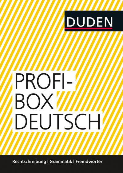 Duden Profibox Deutsch: Rechtschreibung, Grammatik und Fremdwörter   3 Bände im Schuber