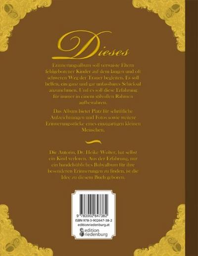 Egal wie klein und zerbrechlich - Erinnerungsalbum für ein fehlgeborenes Kind