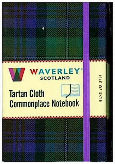 ISLE OF SKYE Tartan, Waverley Scotland, Taschen Notizbuch 14 x 9 cm