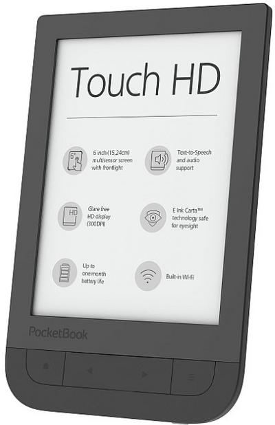 PocketBook PB631-E-WW eBook-Reader (15,2 cm (6 Zoll) Touch HD, 8GB) schwarz
