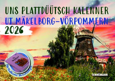 Uns plattdüütsch Kalenner ut Mäkelborg-Vörpommern 2026
