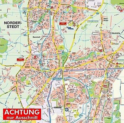 Norderstedt mit Tangstedt und Hamburg-Langenhorn 1 : 25.000 Posterplan: Seit über 35 Jahren der führende Straßenplan und Freizeitplan in offizieller ... Hauptkarte 1:25.000 mit City-Plänen 1:12.500