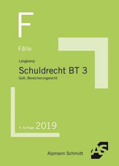 Fälle Schuldrecht BT 3: GoA, Bereicherungsrecht