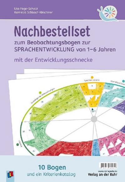 Nachbestellset zum Beobachtungsbogen zur Sprachentwicklung von 1-6 Jahren
