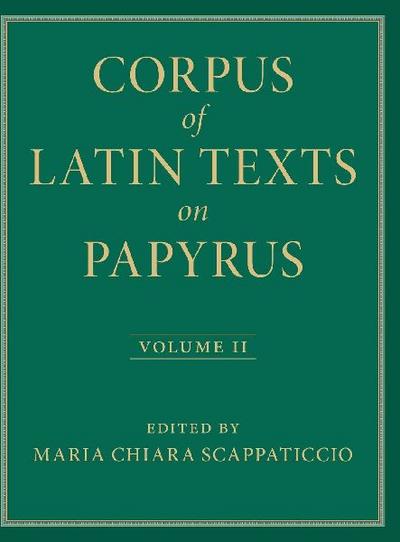 Corpus of Latin Texts on Papyrus