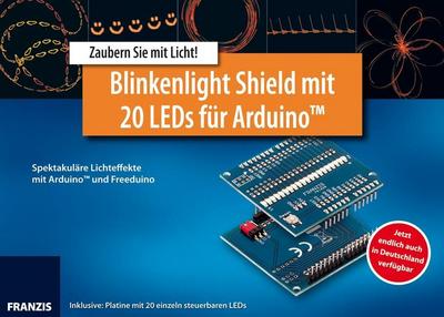 Blinkenlight Shield mit 20 LEDs für Arduino (Elektronik Lernpaket)