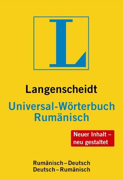 Langenscheidt Universal-Wörterbuch Rumänisch: Rumänisch-Deutsch/Deutsch-Rumänisch (Langenscheidt Universal-Wörterbücher)