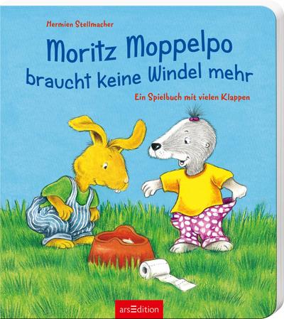 Moritz Moppelpo braucht keine Windel mehr: Ein Spielbuch mit vielen Klappen