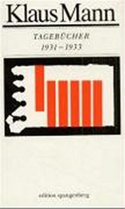 Tagebücher 1931 bis 1933