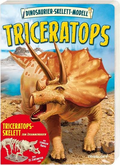 Dinosaurier-Skelett-Modell Triceratops