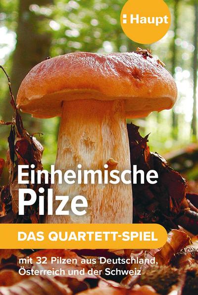 Einheimische Pilze - das Quartett-Spiel