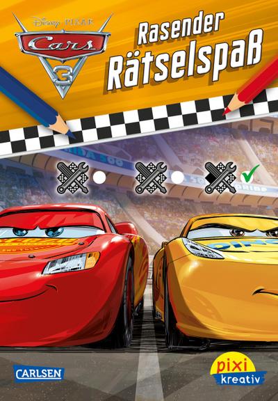 Pixi kreativ 112: Disney Cars 3 - Rasender Rätselspaß (112)
