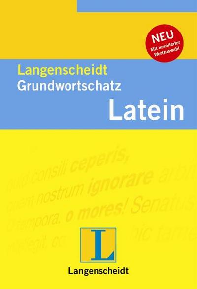 Langenscheidt Grundwortschatz Latein