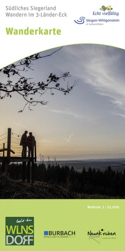 Wanderkarte Südliches Siegerland: Wandern im 3-Länder-Eck