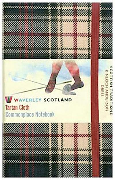 DRESS Tartan, Waverley Scotland, Taschen Notizbuch 14 x 9 cm