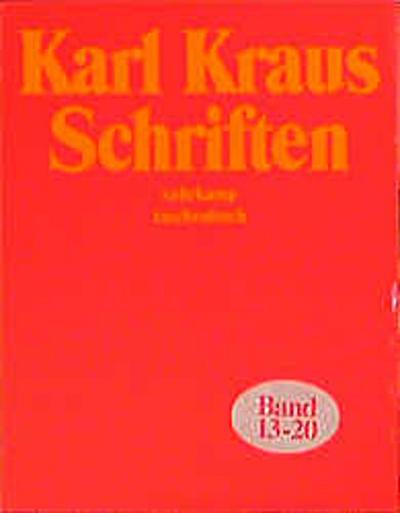 Schriften (Suhrkamp Taschenbücher)