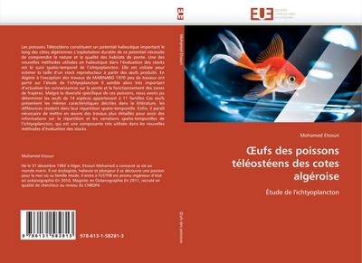 OEufs des poissons téléostéens des cotes algéroise: Étude de l`ichtyoplancton