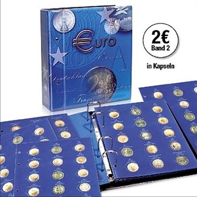 SAFE 7302-B2 2 Euro Münzen 2012-2015 in Kapseln TOPset Sammelalbum aller EU Länder- Münzsammelalbum für Ihre Coin Collection - inkl. 9 Münzblätter
