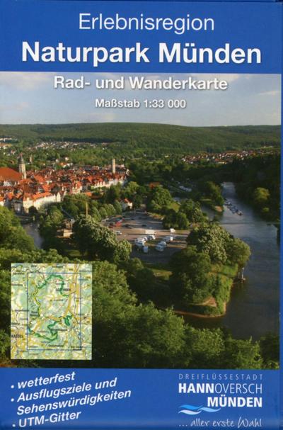 Erlebnisregion Naturpark Münden: Rad- und Wanderkarte