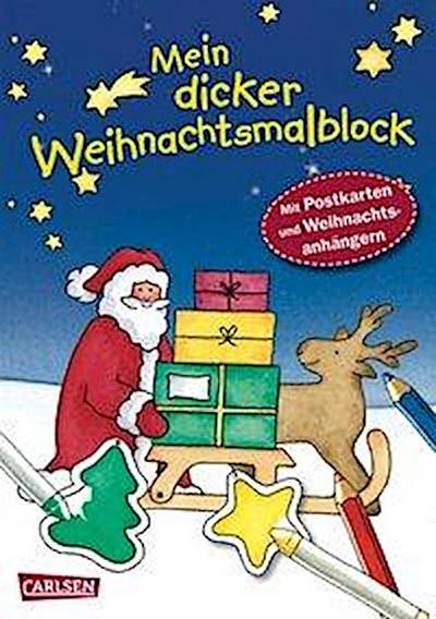 Mein dicker Weihnachtsmalblock