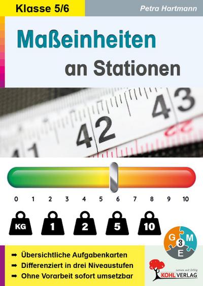 Maßeinheiten an Stationen / Klasse 5-6