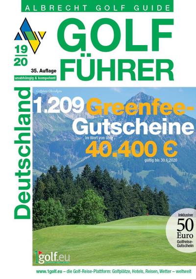 Albrecht Golf Führer Deutschland 19/20 inklusive Gutscheinbuch