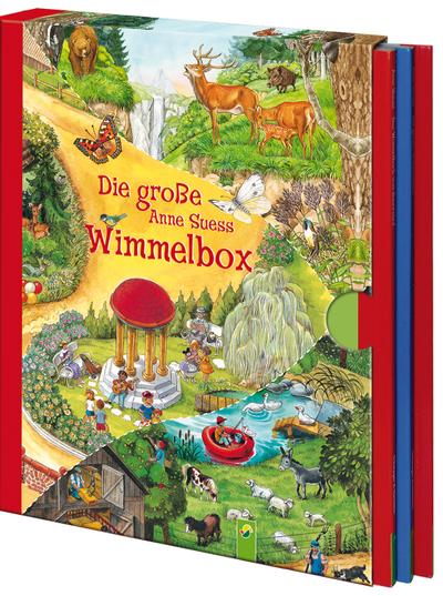 Die große Anne Suess Wimmelbox: 3 Wimmelbücher im Schuber
