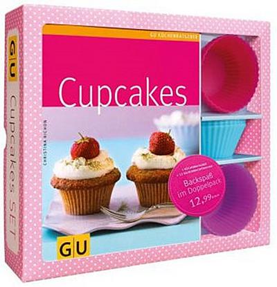 Cupcakes-Set: Mit 12 Silikonbackförmchen (GU Buch plus)