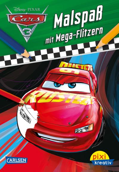 Pixi kreativ 110: Disney Cars 3 - Malspaß mit Mega-Flitzern (110)