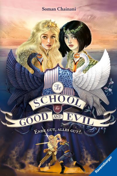 The School for Good and Evil, Band 6: Ende gut, alles gut?  The School for Good and Evil, Band 6: Ende gut, alles gut?  HC - The School for Good and Evil  Ill. v. Bruno, Iacopo  Übers. v. Rothfuss, Ilse  Deutsch  Illustrierter Vorsatz  Warnhinweis nach Sp