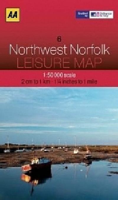 AA Leisure Map Northwest Norfolk (AA Leisure Maps)