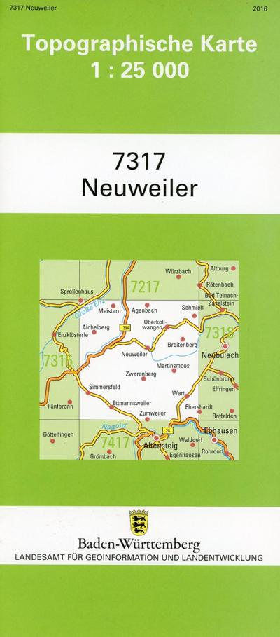 Neuweiler 1 : 25 000