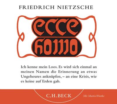 Ecce homo: Hörbuch. Doppel-CD