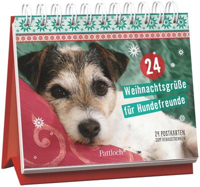 24 Weihnachtsgrüße f. Hundefr