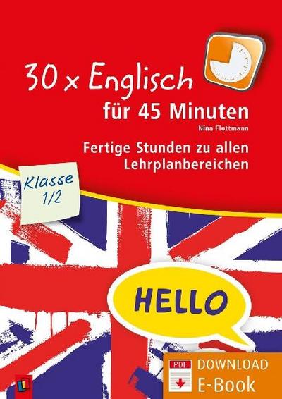 30 x Englisch für 45 Minuten - Klasse 1/2