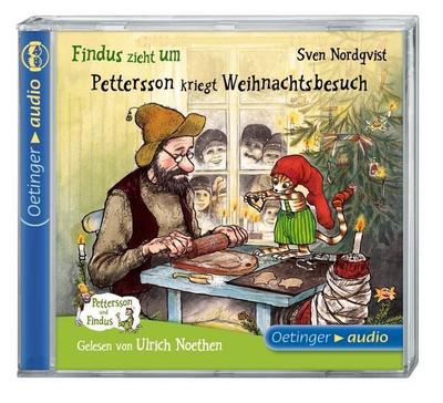 Findus zieht um/Pettersson kriegt Weihnachtsbesuch (CD): Ungekürzte Lesungen, neu