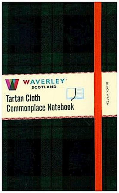 BLACK WATCH Tartan, Waverley Scotland, Großes Notizbuch 21 x 13 cm