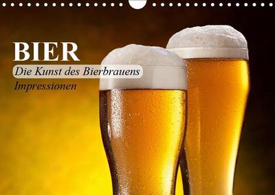 Bier. Die Kunst des Bierbrauens. Impressionen (Wandkalender 2019 DIN A4 quer): Lust auf ein leckeres Bier? (Geburtstagskalender, 14 Seiten ) (CALVENDO Kunst)