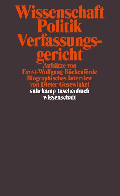 Wissenschaft, Politik, Verfassungsgericht