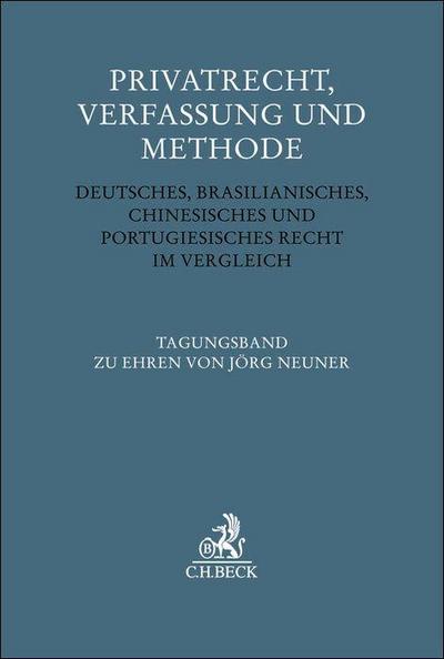 Privatrecht, Verfassung und Methode